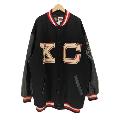 HEADGEAR CLASSICS 90-00S アメリカンフットボール チーム レザー スタジアム ジャンパー メンズ XXXL