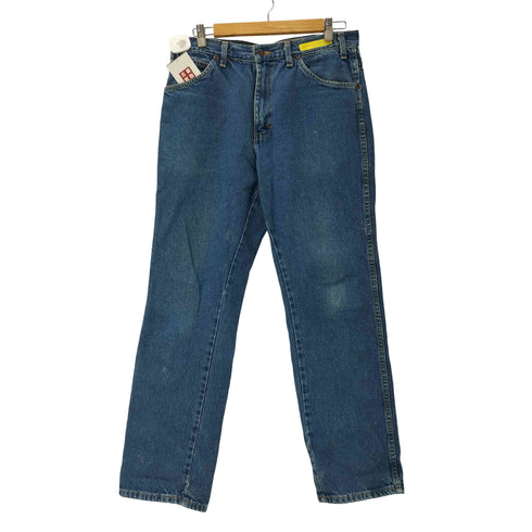 ディッキーズ Dickies メキシコ製 ロゴパッチ 5ポケット ストレート デニム パンツ メンズ 34×32