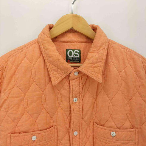 クイックシルバー Quiksilver 00S EAIRY DAYS 日本製 キルティング シャツ ジャケット 猫目ボタン メンズ
