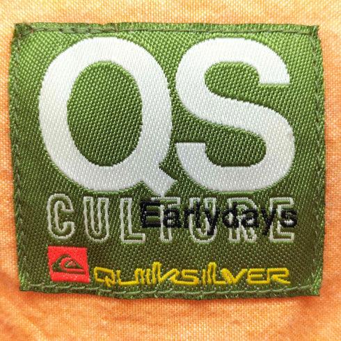 クイックシルバー Quiksilver 00S EAIRY DAYS 日本製 キルティング シャツ ジャケット 猫目ボタン メンズ