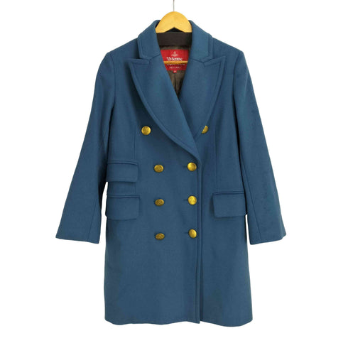 ヴィヴィアンウエストウッドレッドレーベル Vivienne Westwood RED LABEL ダブルブレストチェスターコート レディース JPN:3