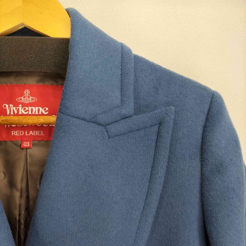ヴィヴィアンウエストウッドレッドレーベル Vivienne Westwood RED LABEL ダブルブレストチェスターコート レディース JPN:3
