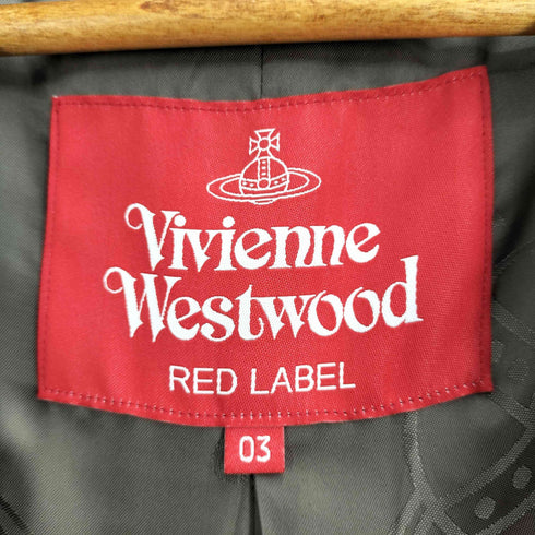 ヴィヴィアンウエストウッドレッドレーベル Vivienne Westwood RED LABEL ダブルブレストチェスターコート レディース JPN:3