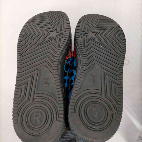 アベイシングエイプ A BATHING APE 10SS CREEP STA クリープ スタ ハラコ レオパード クレイジーカラー スニーカー メンズ JPN:26.5