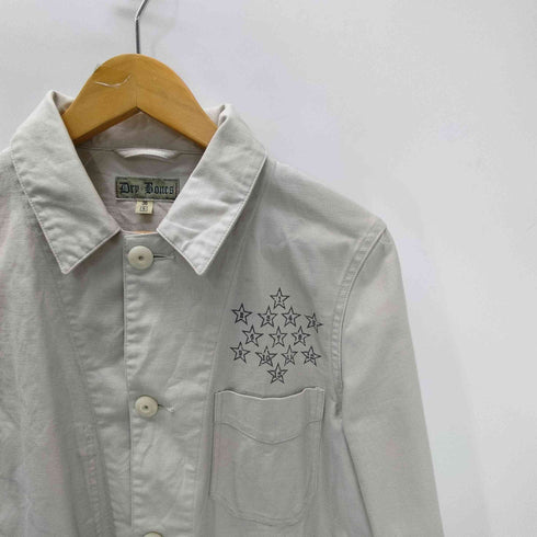 ドライボーンズ Dry Bones MDCCLXXVI イルミナティ ピラミッド プロビデンスの目 13スター チェンジボタン コットンツイル ワーク ジャケット メンズ JPN:S
