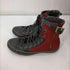 コンバース CONVERSE 2008年製 100TH ANNIVERSARY COLLECTION ALL STAR GROWN-UP SHIN-HI オールスター グロウナップ チェック サイドジップ ハイカット スニーカー メンズ CONVERSE:9 1/2