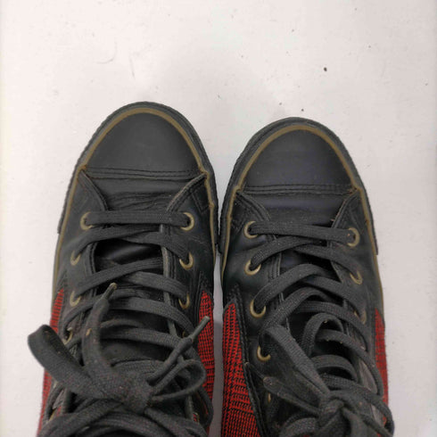 コンバース CONVERSE 2008年製 100TH ANNIVERSARY COLLECTION ALL STAR GROWN-UP SHIN-HI オールスター グロウナップ チェック サイドジップ ハイカット スニーカー メンズ CONVERSE:9 1/2
