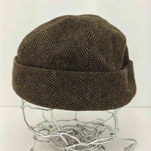ニューヨークハット NEWYORK HAT&CAP CO. ウール ヘリンボーン ロールキャップ メンズ