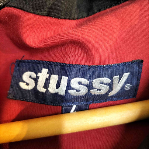 ステューシー Stussy 90s USA製 バーバラクルーガータグ マウンテンパーカー ジャケット メンズ L