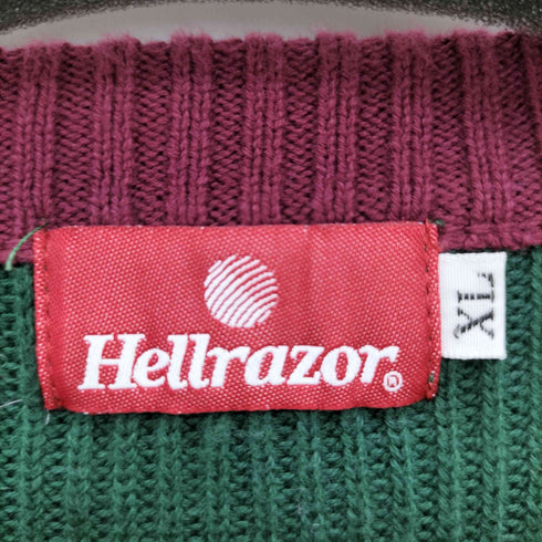 ヘルレイザー HELLRAZOR ボーダー ニットセーター メンズ XL
