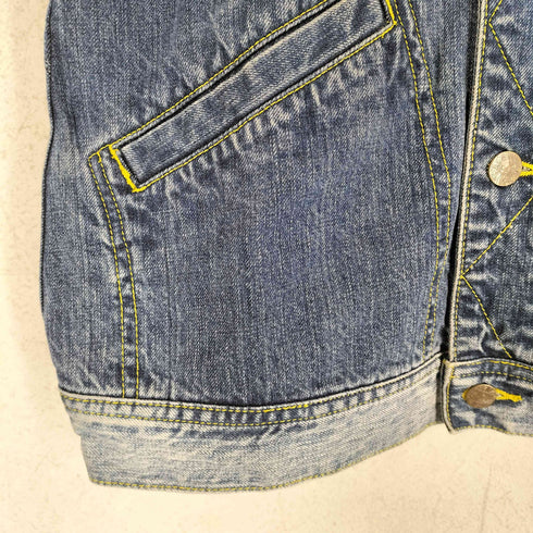 ティーケータケオキクチ tk. TAKEO KIKUCHI フラワー刺繍デニムトラッカージャケット メンズ 2