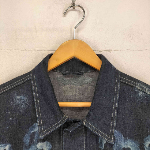 ギャップ Gap ペイントデザインデニムトラッカージャケット メンズ L