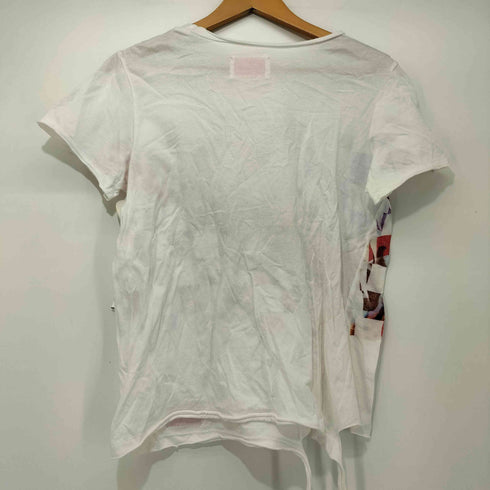 ノゾミイシグロ NOZOMI ISHIGURO S/S フロントプリント ダメージ加工 Tシャツ レディース ONE SIZE
