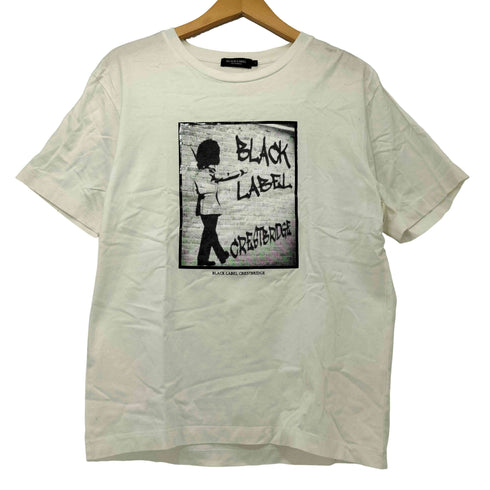 ブラックレーベルクレストブリッジ BLACK LABEL CRESTBRIDGE フロントプリント クルーネック Tシャツ メンズ import:M