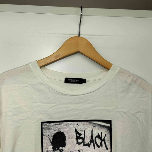 ブラックレーベルクレストブリッジ BLACK LABEL CRESTBRIDGE フロントプリント クルーネック Tシャツ メンズ import:M