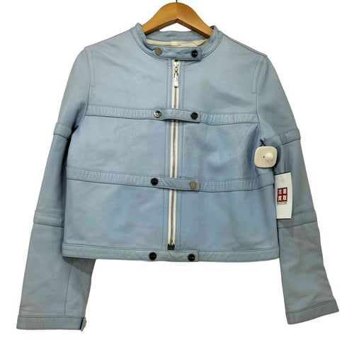 クレージュ courreges 00s Y2K スナップボタン シングル ライダースジャケット レディース