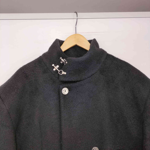 argue culture ハイネックデザインロングコート メンズ