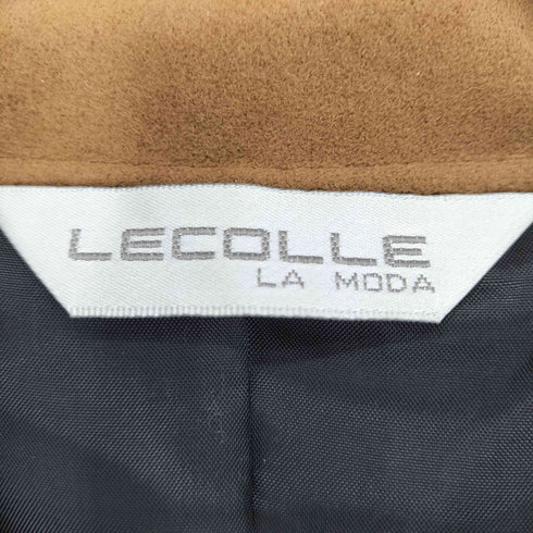 LECOLLE フェイクスエード3Bテーラードジャケット レディース FREE