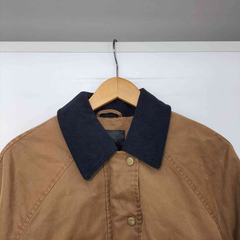 ザラ ZARA コントラストカラー ワックス ジャケット レディース import:XS