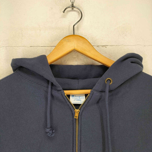チャンピオン Champion 青単 復刻 REVERSE WEAVE リバースウィーブ ジップ スウェット パーカー メンズ XL