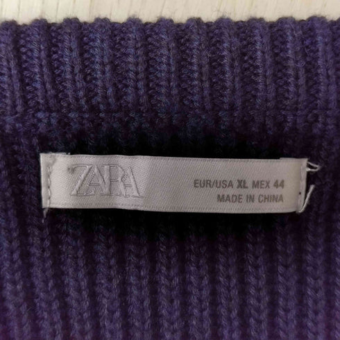 ザラ ZARA コマンドセーター テクスチャーセーター メンズ import:XL