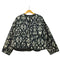 ザラ ZARA 総柄キルティングジャケット レディース import:M