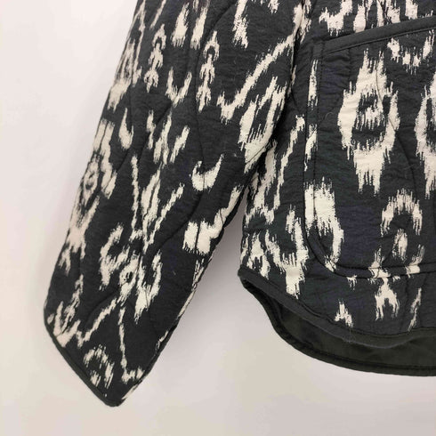 ザラ ZARA 総柄キルティングジャケット レディース import:M
