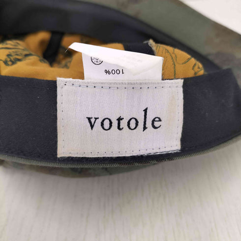 ボトル votole 迷彩6パネルキャップ レディース