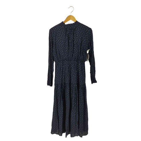ミラオーウェン Mila Owen 箔プリントギャザーシフォンワンピース レディース 1