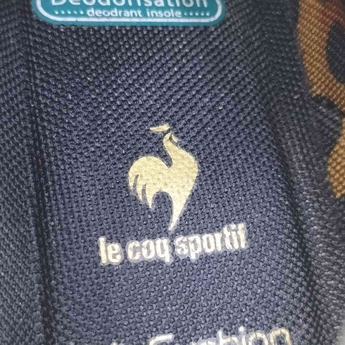 ルコックスポルティフ le coq sportif LA ROLAND LIFT LE BLACK/LEOPARD レディース JPN:24.5