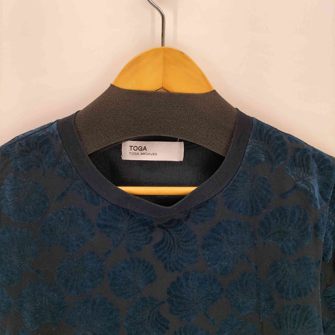 トーガアーカイブス TOGA ARCHIVES 13AW フロッキープリントTシャツ レディース 44