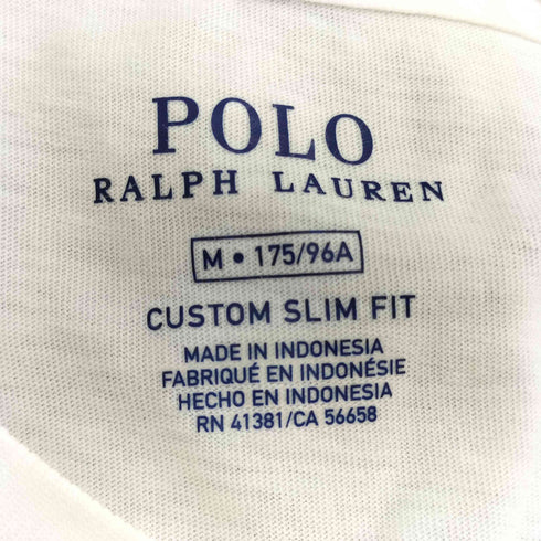 ポロラルフローレン POLO RALPH LAUREN CUSTOM SLIM FIT ビッグポニー ナンバリング 3 クルーネック Tシャツ メンズ import:M