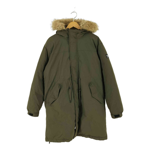 ザラ ZARA ホワイトダッグダウン モッズコート メンズ import:M
