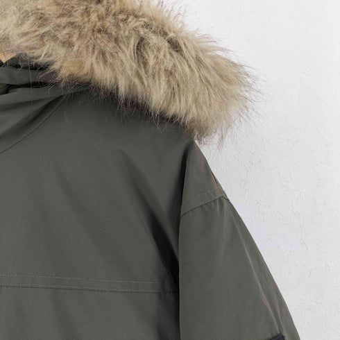 ザラ ZARA ホワイトダッグダウン モッズコート メンズ import:M