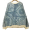 ザラ ZARA ペイズリー柄 デニム トレーナー スウェット メンズ import:L