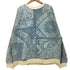 ザラ ZARA ペイズリー柄 デニム トレーナー スウェット メンズ import:L