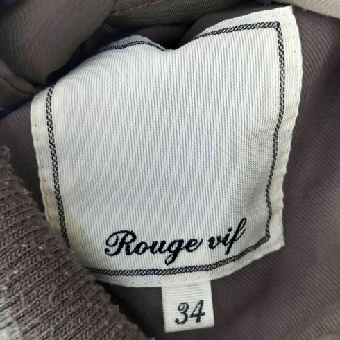 ルージュヴィフ Rouge vif Y2K フードファー フーデッド ミリタリージャケット レディース JPN:34