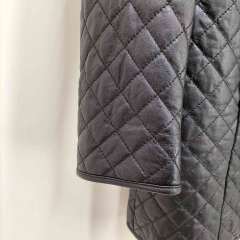 ニーマンマーカス Neiman Marcus キルティング レザーコート レディース