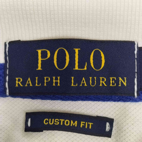 ポロラルフローレン POLO RALPH LAUREN CUSTOM FIT ビッグポニー 刺繍ロゴ ポロシャツ メンズ import:S