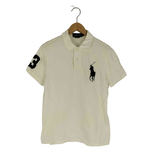 ポロバイラルフローレン Polo by RALPH LAUREN SLIM FIT ビッグポニー 刺繍ロゴ ポロシャツ メンズ import:M