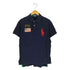 ポロバイラルフローレン Polo by RALPH LAUREN CUSTOM FIT ビッグポニー 刺繍ロゴ 星条旗 ポロシャツ メンズ import:M