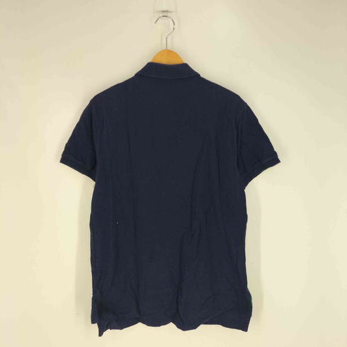 ポロバイラルフローレン Polo by RALPH LAUREN CUSTOM FIT ビッグポニー 刺繍ロゴ 星条旗 ポロシャツ メンズ import:M