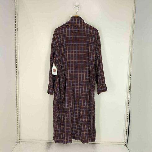 ノーティカ NAUTICA 00s SLEEPWEAR ロゴ刺繍 チェック柄 ロングガウン メンズ L/XL