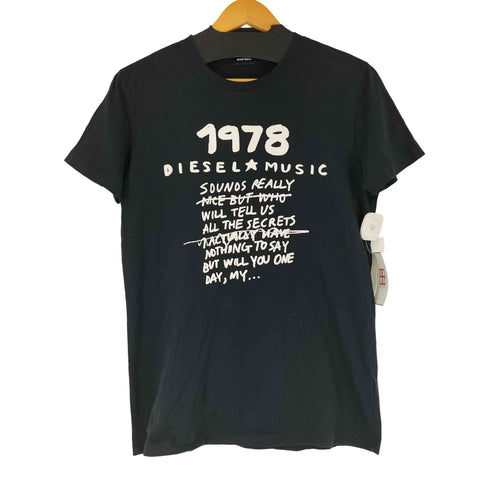 ディーゼル DIESEL 1978 DIESEL MUSIC S/S Tシャツ レディース