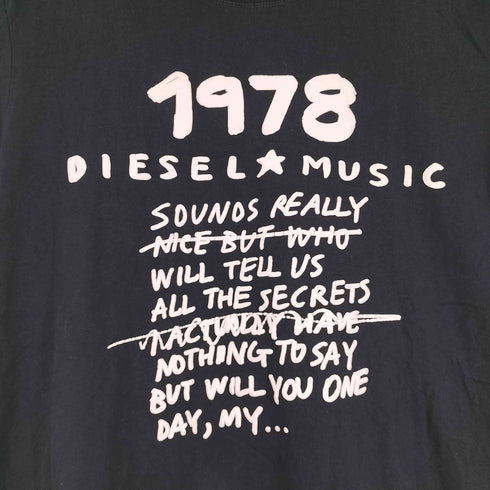 ディーゼル DIESEL 1978 DIESEL MUSIC S/S Tシャツ レディース