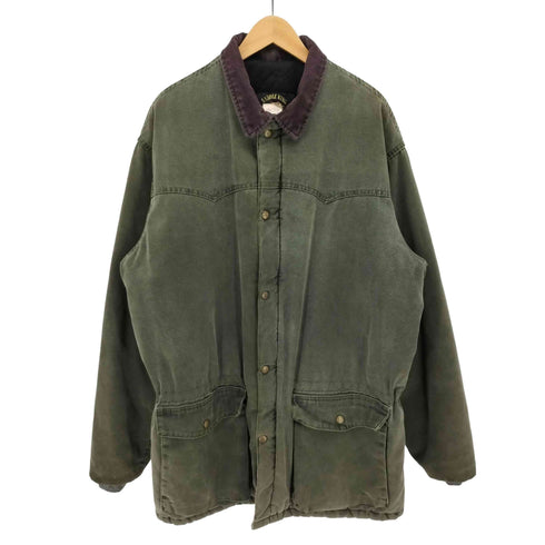 SADDLE KING WESTERN USA製 ダック ウエスタンヨーク オーバー コート デカタロン ジップ メンズ import:L
