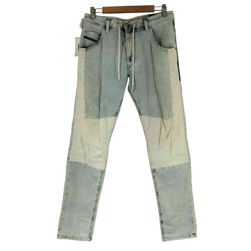 ディーゼル DIESEL ハイブリーチデニム切替 ジョグデニムパンツ レディース