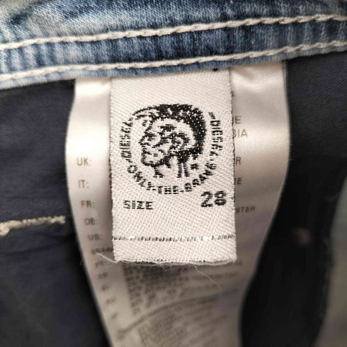 ディーゼル DIESEL ハイブリーチデニム切替 ジョグデニムパンツ レディース