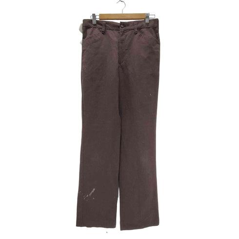 GCA 80S USA製 SCOVILL ジップ コットン ポリ ワーク パンツ メンズ 33