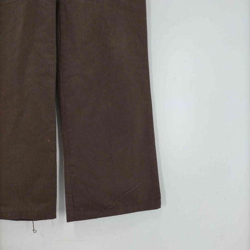 GCA 80S USA製 SCOVILL ジップ コットン ポリ ワーク パンツ メンズ 33